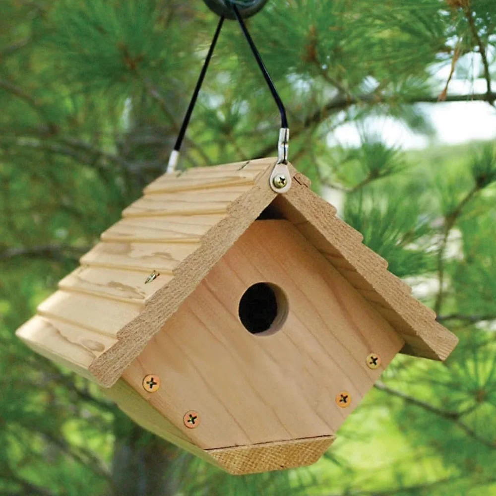 Bird House - Wren House NWT Unfinished surface - Picture 1 of 6